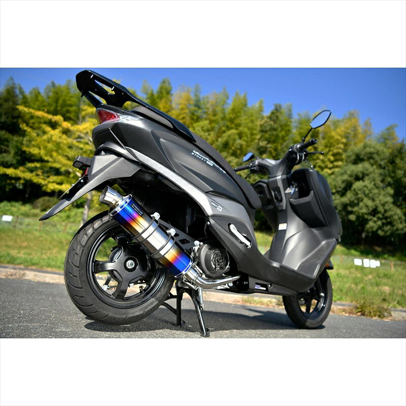 バイクパーツ マフラービームスモーターカンパニー R-EVO ステンレスサイレンサーG348-53-008 4582285348887バーグマンストリート125EX 8BJ-EA23Ｍ｜バイク・バイク用品はとやグループ