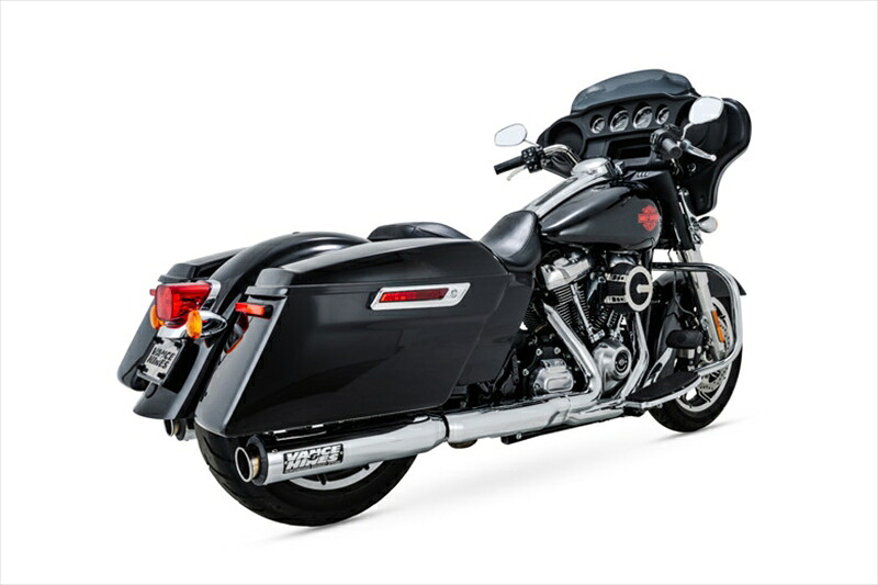 バイクパーツ VANCE&HINES(バンスアンドハインズ) Supersport スリップオン クローム マフラー 1801-1830 4550646150585 TOURING(M8) 17-24