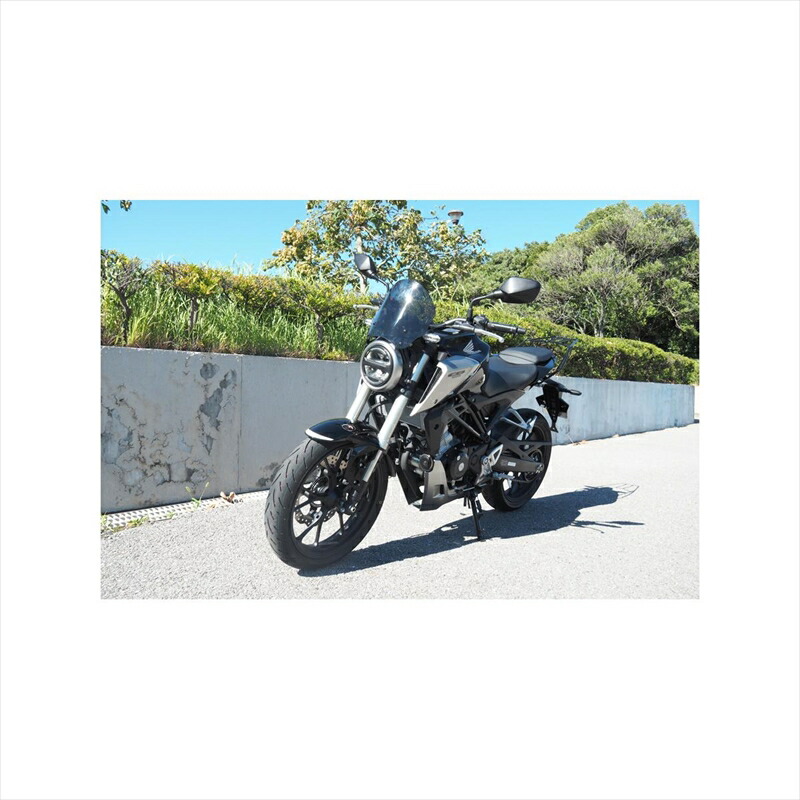 バイクパーツ 外装 ワールドウォーク メーターバイザー ミドル スモーク ws-31sm 4580007462415 CB250R 18