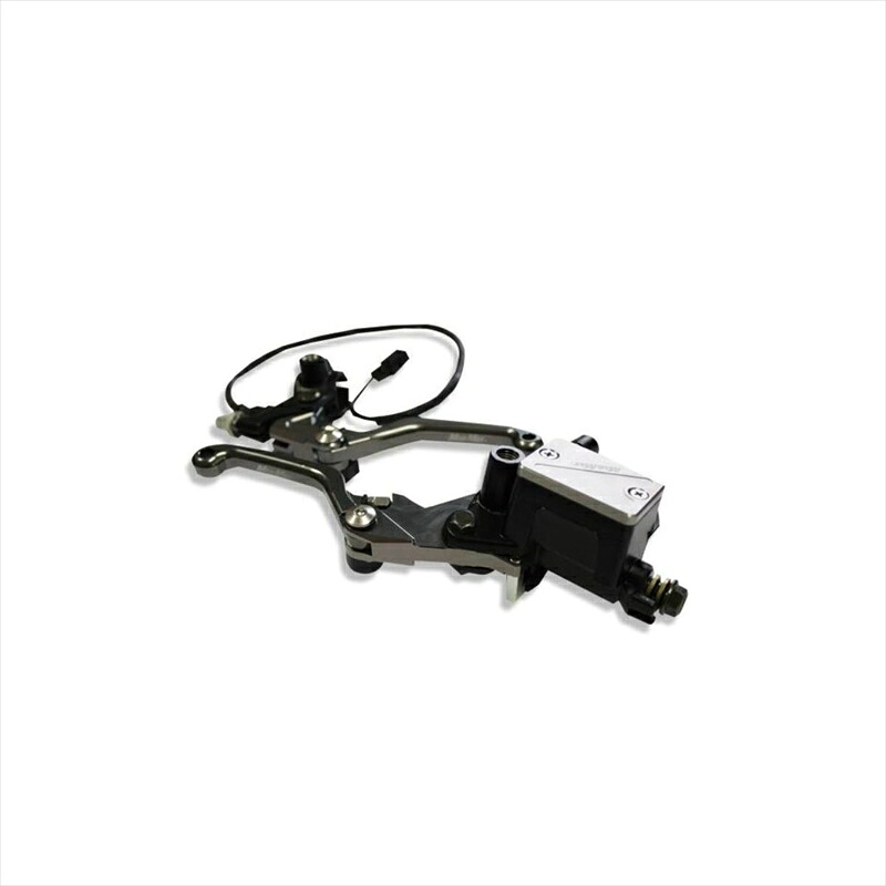 バイクパーツ ハンドル マッドマックス 1/2インチマスターシリンダー付レバーSET MM05-0108 4548916309122 (ガンメタ)