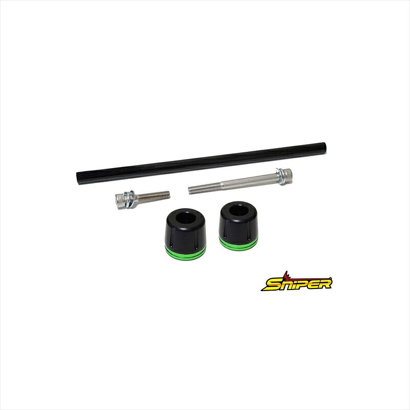 バイクパーツ 外装 スナイパー フロントアクスルスライダー 緑 SP0131GR 4589993474143 NINJA ZX-25R 20-/NINJA ZX-25R SE 20-