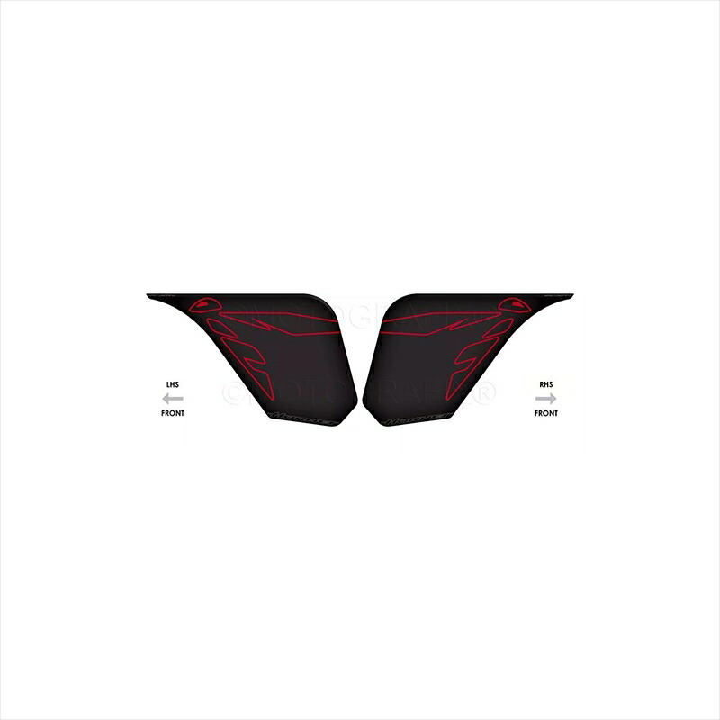 バイクパーツ 外装 モトグラフィックス TANK PAD MT-KH014KR 4580779603795 Hornet750(23/24)