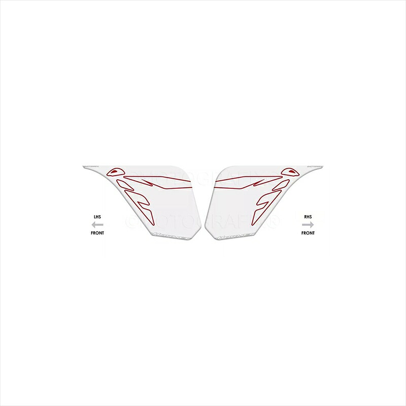 バイクパーツ 外装 モトグラフィックス TANK PAD MT-KH014WR 4580779603801 Hornet750(23/24)
