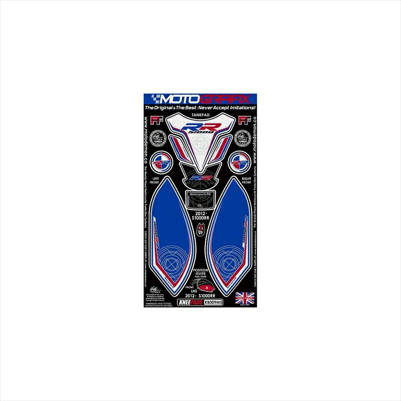 バイクパーツ アクセサリー モトグラフィックス ボディパッド KNEE MT-KB009MS 4580041201940 S1000RR 12-14