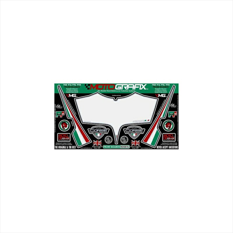 バイクパーツ アクセサリー モトグラフィックス ボディパッド FRONT MT-ND001U 4580041204064 748/916/996/998 93-02