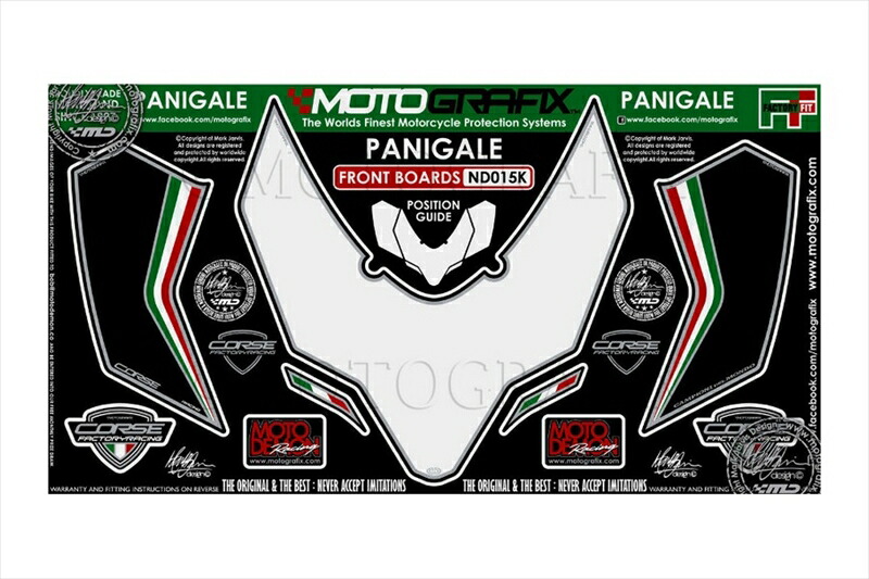 バイクパーツ MOTO GRAFIX(モトグラフィックス) ボディパッド FRONT MT-ND015K 4580041204323