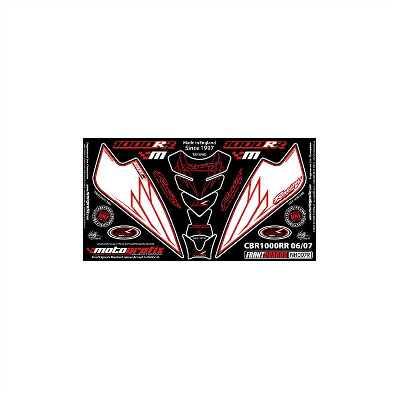 バイクパーツ アクセサリー モトグラフィックス ボディパッド FRONT MT-NH007R 4580041204675 CBR1000RR 06/07
