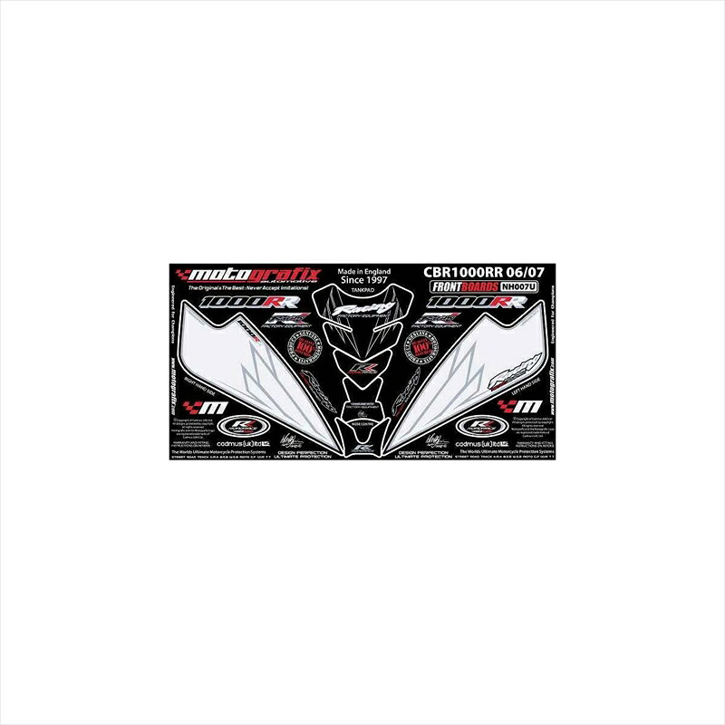 バイクパーツ アクセサリーモトグラフィックス ボディパッド FRONT MT-NH007U 4580041204699CBR1000RR 06/07｜バイク・バイク用品はとやグループ