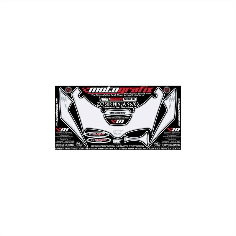 バイクパーツ アクセサリー モトグラフィックス ボディパッド FRONT MT-NK012U 4580041205375 ZX-7R NINJA 96-03