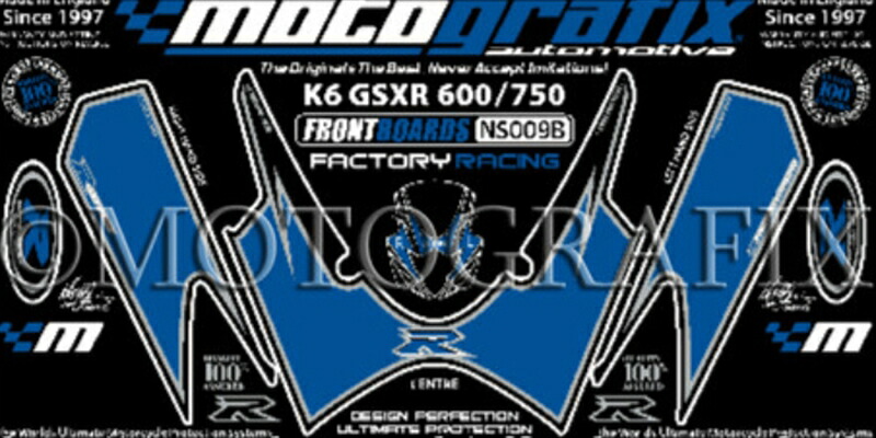 バイクパーツ MOTO GRAFIX(モトグラフィックス) ボディパッド FRONT MT-NS009B 4580041205979