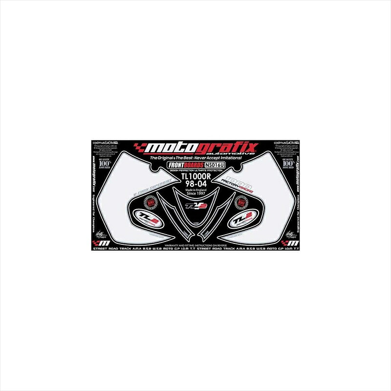 バイクパーツ アクセサリー モトグラフィックス ボディパッド FRONT MT-NS016U 4580041206235 TL1000R 98-04