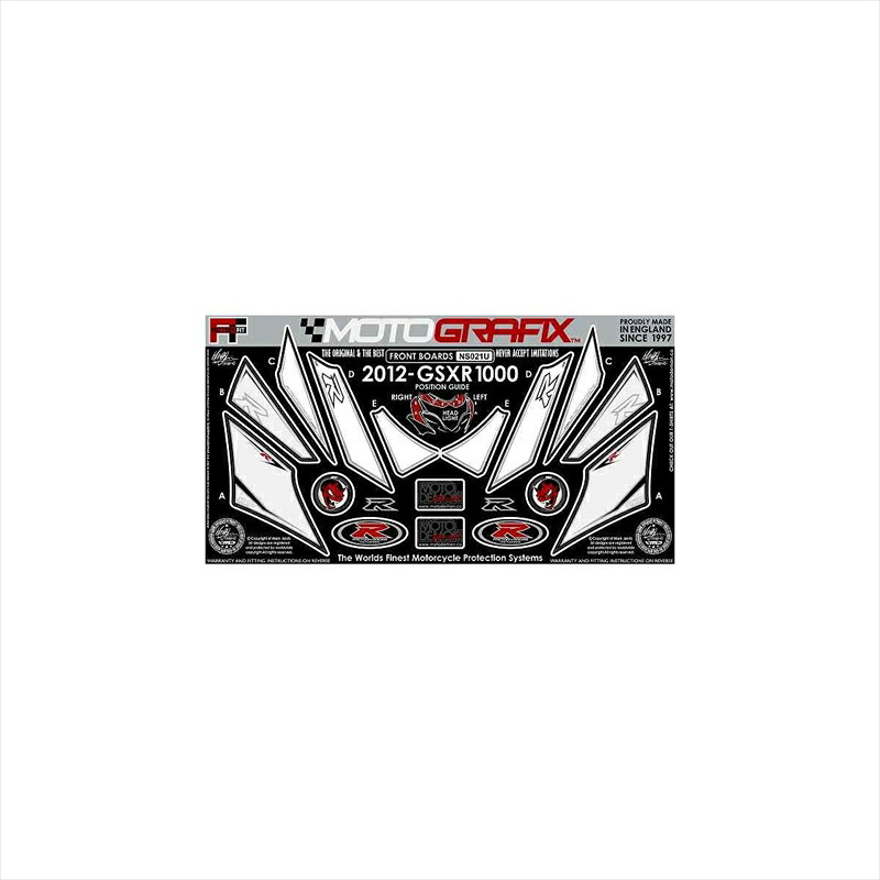 バイクパーツ アクセサリー モトグラフィックス ボディパッド FRONT MT-NS021U 4580041206396 GSX-R1000 L2(12- 12,862円