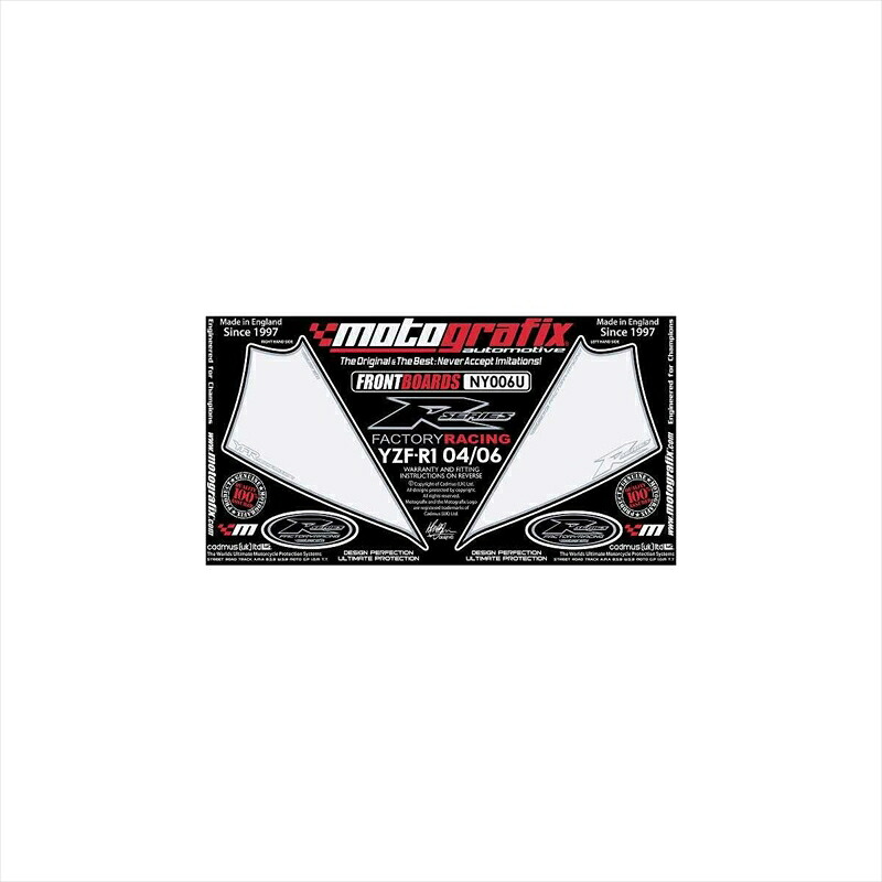 バイクパーツ アクセサリー モトグラフィックス ボディパッド FRONT MT-NY006U 4580041206747 YZF-R1 04-06