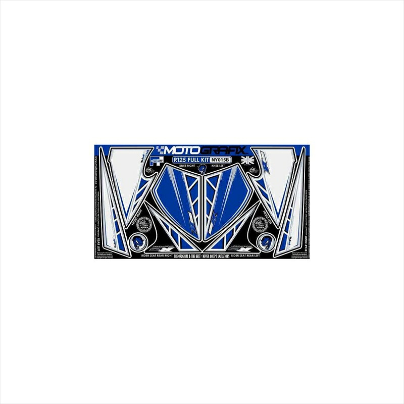 バイクパーツ アクセサリーモトグラフィックス ボディパッド FRONTほか MT-NY015B 4580041207027YZF-R125 08-12｜バイク・バイク用品はとやグループ