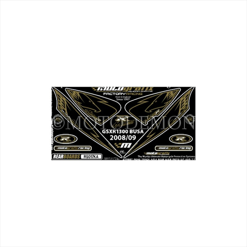 バイクパーツ アクセサリー モトグラフィックス ボディパッド REAR MT-RS017KA 4580041209106 GSX1300R隼 08-12