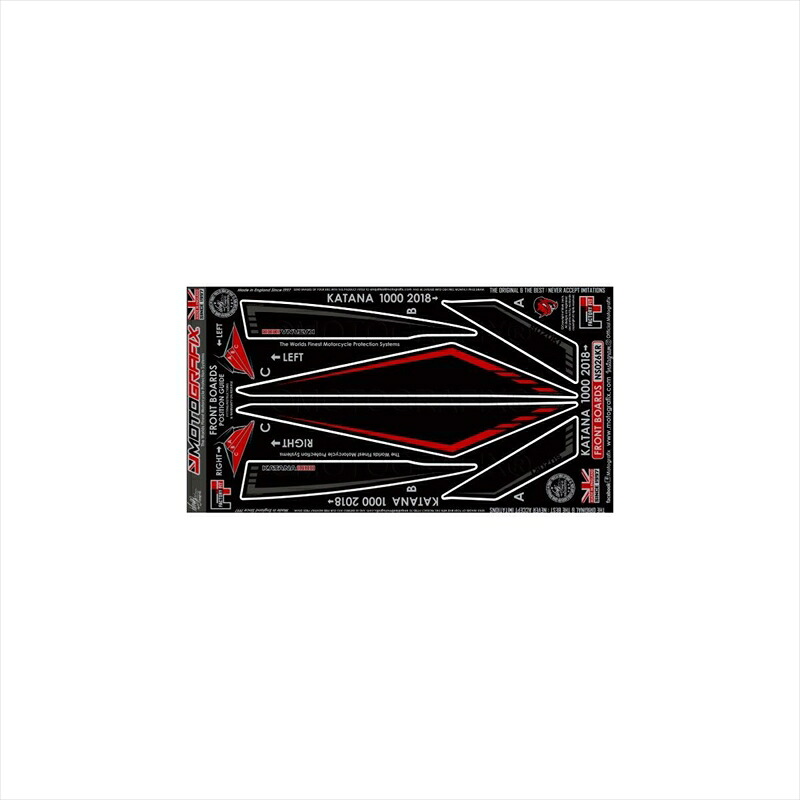 バイクパーツ アクセサリー モトグラフィックス ボディパッド FRONT MT-NS026KR 4580041244169 KATANA 18-21 11,873円