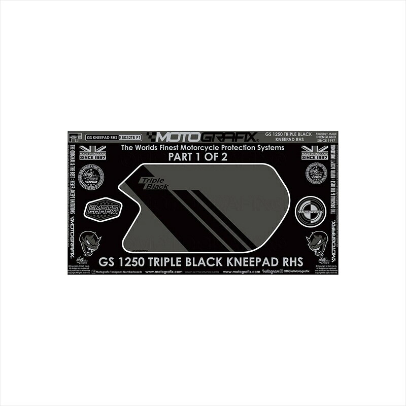 バイクパーツ アクセサリーモトグラフィックス ボディパッド KNEE 右側 MT-KB032TB-P1 4580041244855R1250GS Adventure 21-|バイク・バイク用品はとやグループ