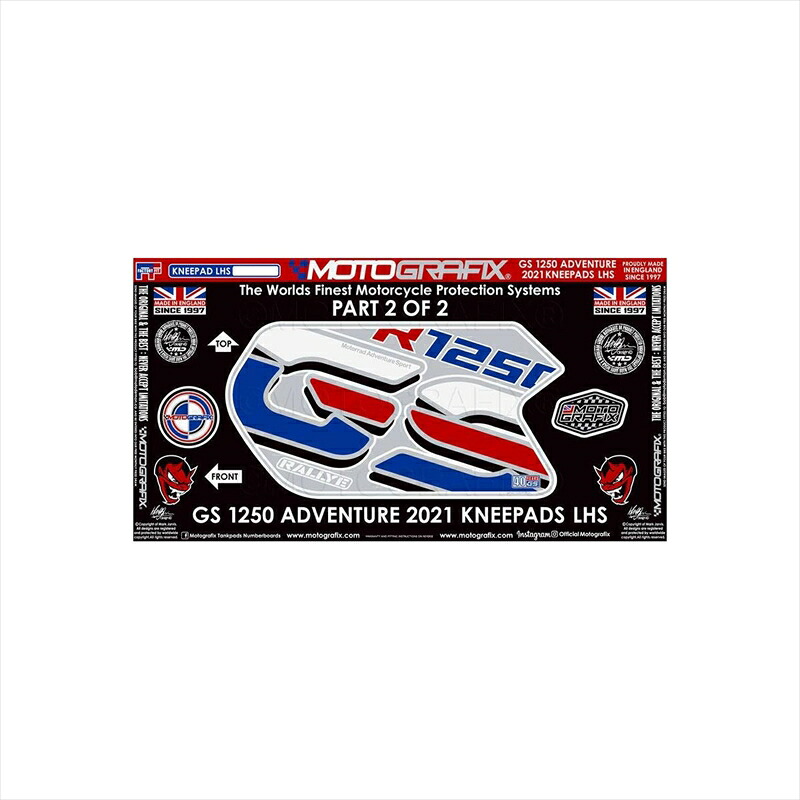 バイクパーツ アクセサリーモトグラフィックス ボディパッド KNEE 左側 MT-KB035LARA-L 4580041245197BMW R1250GS Adventure Rallye 21-｜バイク・バイク用品はとやグループ