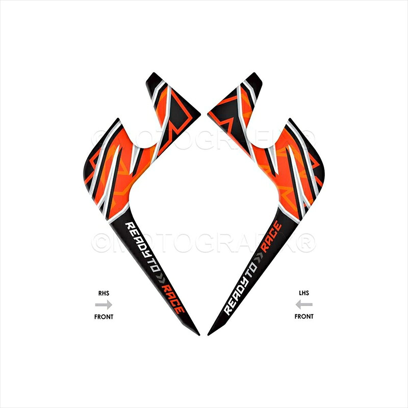 バイクパーツ アクセサリー モトグラフィックス Number Board Decal Protector MT-NKTM04O 4580779601197 1290Super Adventure/S(21-23)