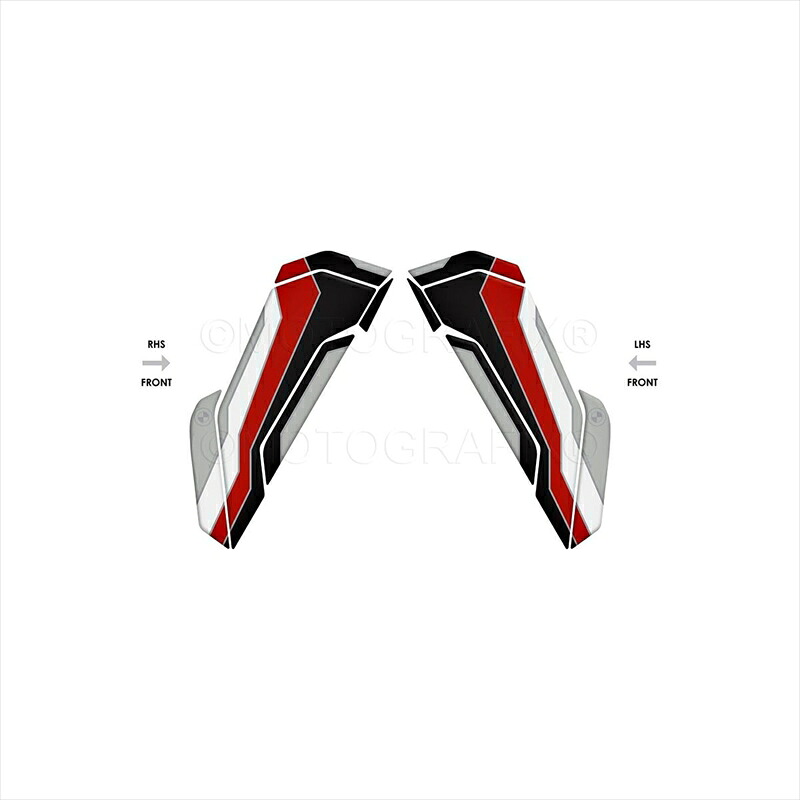 バイクパーツ アクセサリー モトグラフィックス Number Board Decal Protector MT-BRG004EKR 4580779601449 S1000XR(20-23)