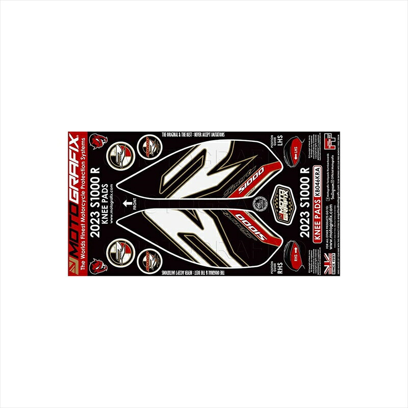 バイクパーツ アクセサリー モトグラフィックス KNEE BODY PAD MT-KB046KRA 4580779602156 S1000R(23-)