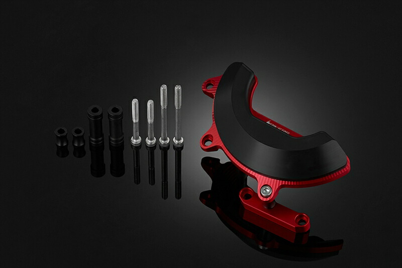 バイクパーツ BIKERS(バイカーズ) エンジンガード 左側 レッド H0423-RED 4550255608293