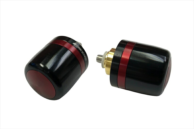 バイクパーツ BIKERS(バイカーズ) バーエンド レッド H0560-RED 4550255403980