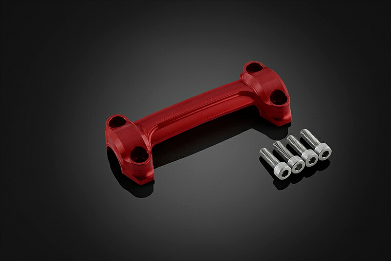 バイクパーツ BIKERS(バイカーズ) ハンドルバークランプ レッド H0921-RED 4550255609818