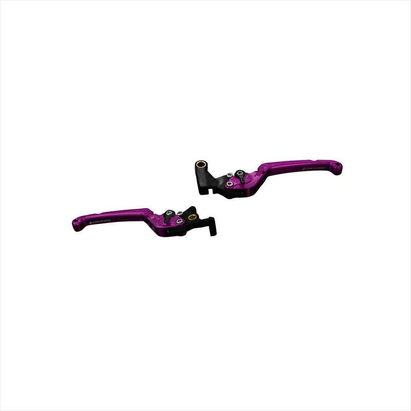 バイクパーツ BIKERS(バイカーズ) レバーセット 可倒式 フラットタイプ パープル H0982-PUR 4550255634766 CBR250RR 17-24 16,394円