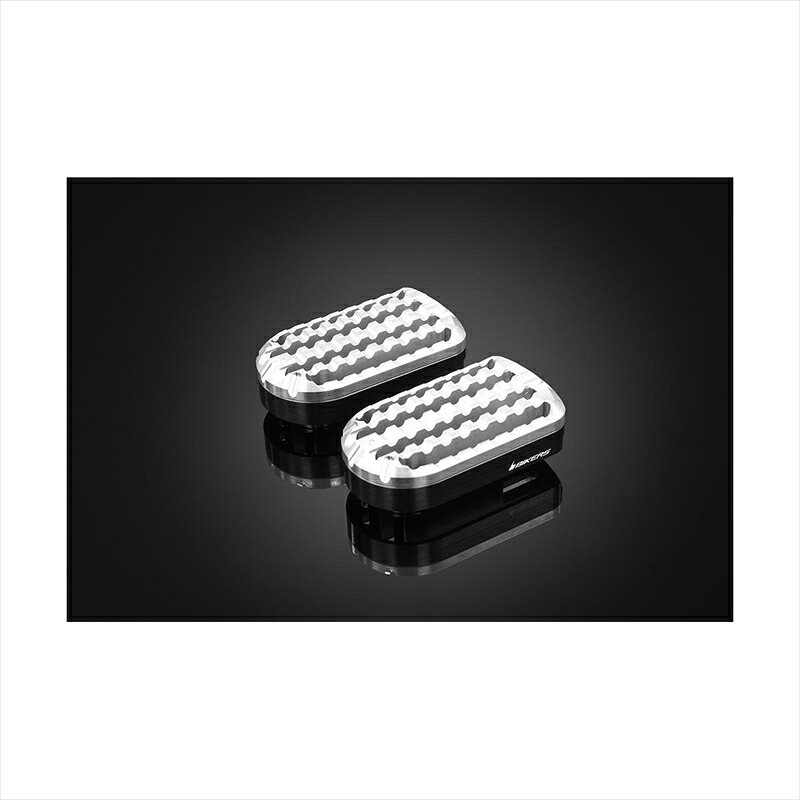 バイクパーツBIKERS(バイカーズ) フットレスト ブラック/シルバー H0882-BLK-SLV4550255900397CT125 20-24 Rebel250 17-25 CL250 23-24｜バイク・バイク用品はとやグループ