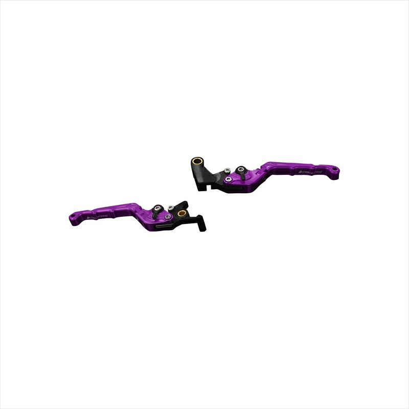 バイクパーツ BIKERS(バイカーズ) レバーセット 可倒式 カーブタイプ パープル H0984-PUR 4550255634872 CBR250RR 17-24