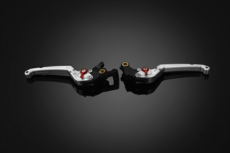 バイクパーツ BIKERS(バイカーズ) レバーセット 可倒式 フラットタイプ シルバー H0995-SLV 4550255729974