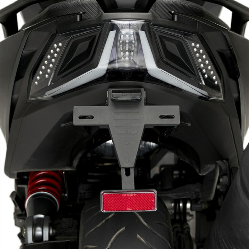 バイクパーツ 外装 プーチ ライセンスサポート フェンダーレスKIT ブラック KYMCO AK550 PREMIUM 24- 22164N 4571414858502