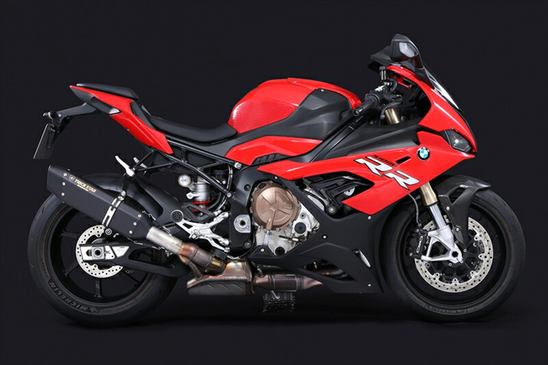 バイクパーツ マフラー トリックスター 政府認証S/O イカヅチブラックED BMW S1000RR 19-22 AJST-BM01-L4BT 4573269991298