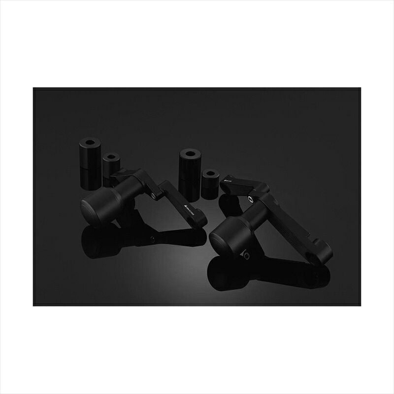 バイクパーツ BIKERS(バイカーズ) フレームガード 左右 ブラック Y0276-BLK 4550255595517 MT-07 14-22