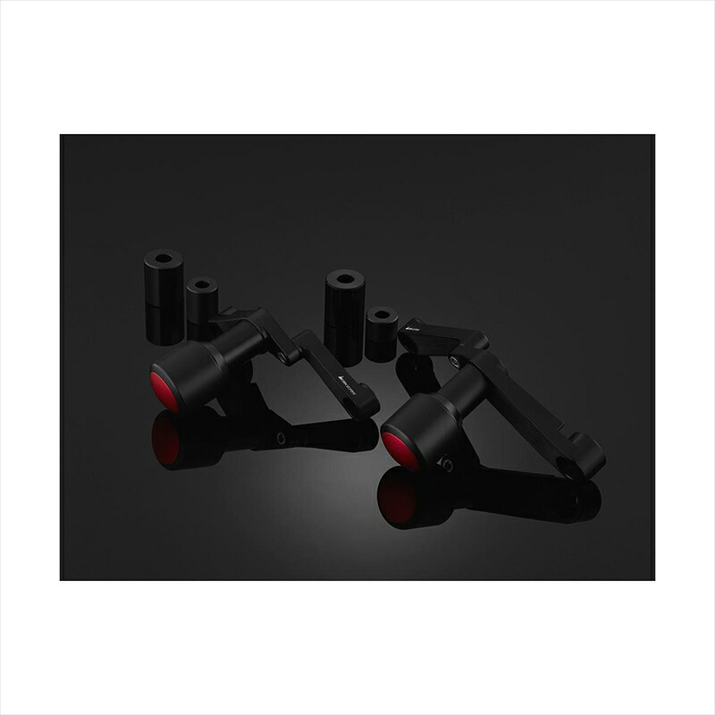 バイクパーツ BIKERS(バイカーズ) フレームガード 左右 レッド Y0276-RED 4550255595593 MT-07 14-22