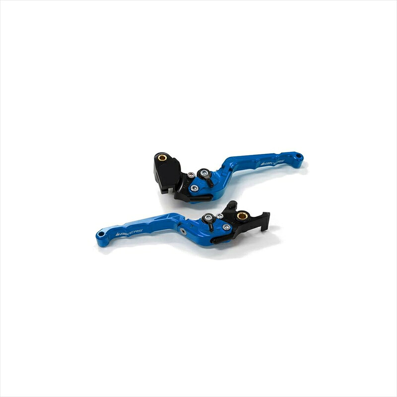 バイクパーツBIKERS(バイカーズ) レバーセット 可倒式 カーブタイプ ブルー K0526-BLU4550255612931ZX-25R 20-24 Ninja650/Z650 17-25 Z900 18-24｜バイク・バイク用品はとやグループ