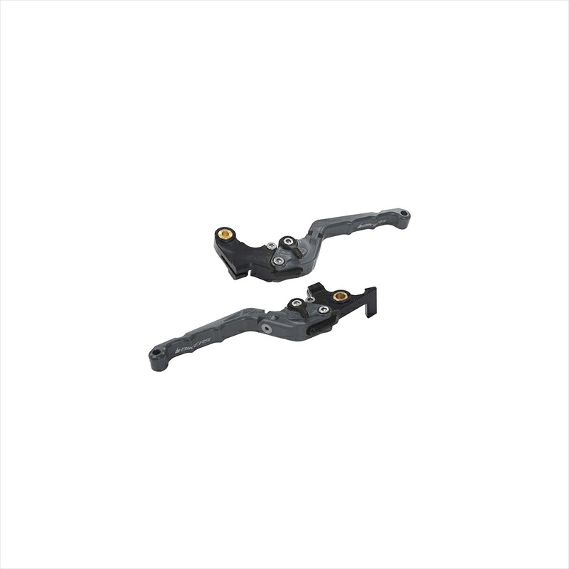 バイクパーツ BIKERS(バイカーズ) レバーセット 可倒式 カーブタイプ グレー Y0545-GRY 4550255620363 MT-07 14-22 XSR700 22