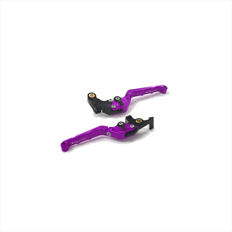 バイクパーツ BIKERS(バイカーズ) レバーセット 可倒式 カーブタイプ パープル Y0545-PUR 4550255620400 MT-07 14-22 XSR700 22