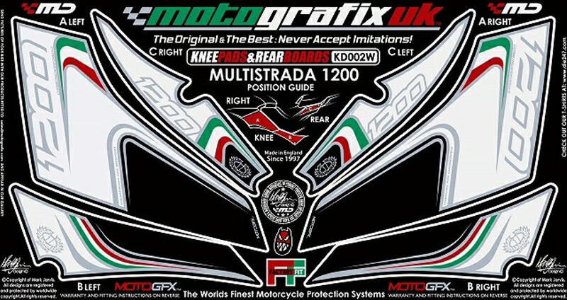 バイクパーツ MOTO GRAFIX(モトグラフィックス) ボディパッド REAR/KNEE MT-KD002W 4580041202398