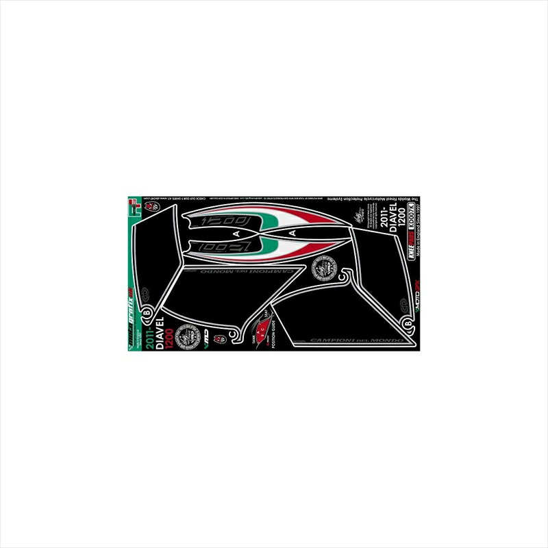 バイクパーツ アクセサリー モトグラフィックス ボディパッド KNEE MT-KD007K 4580041202473 DIAVEL1200 11-