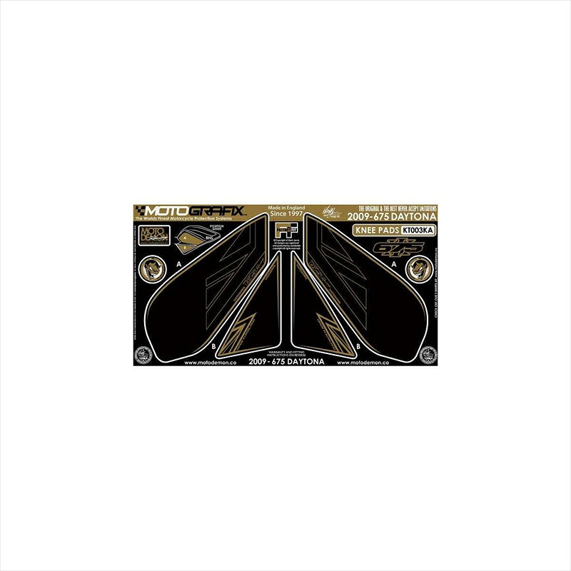 バイクパーツ アクセサリー モトグラフィックス ボディパッド KNEE MT-KT003KA 4580041203029 DAYTONA675(09-12)