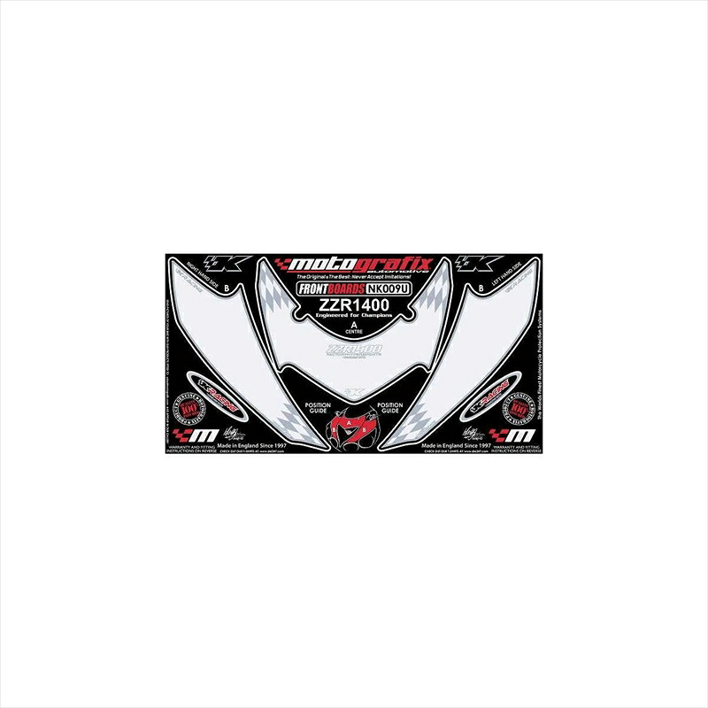 バイクパーツ アクセサリー モトグラフィックス ボディパッド FRONT MT-NK009U 4580041205320 ZZR1400 06-