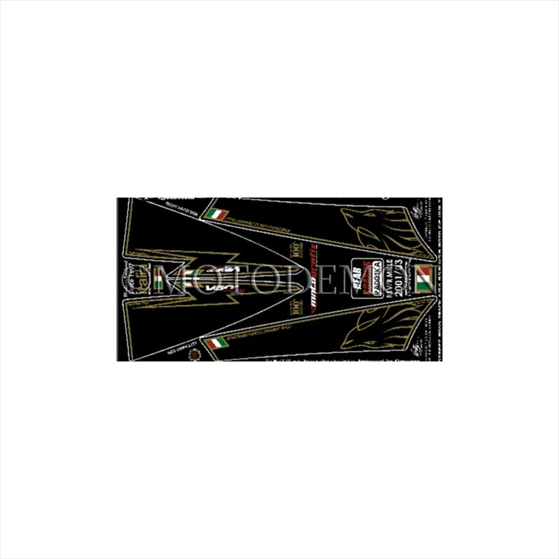 バイクパーツ アクセサリー モトグラフィックス ボディパッド REAR MT-RA001KA 4580041207317 RSV1000/R MILLE 01-03