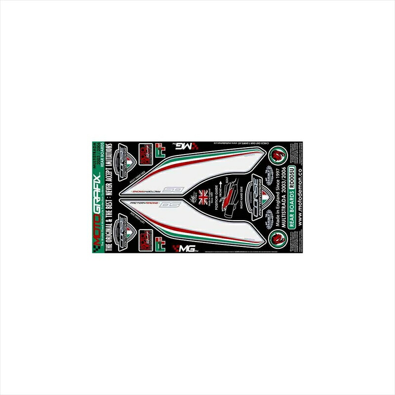 バイクパーツ アクセサリー モトグラフィックス ボディパッド REAR MT-RD005U 4580041207935 MULTISTRADA 03-10