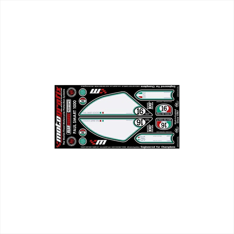 バイクパーツ アクセサリー モトグラフィックス ボディパッド REAR MT-RD010PS 4580041208055 SPORT CLASSIC1000/1000S