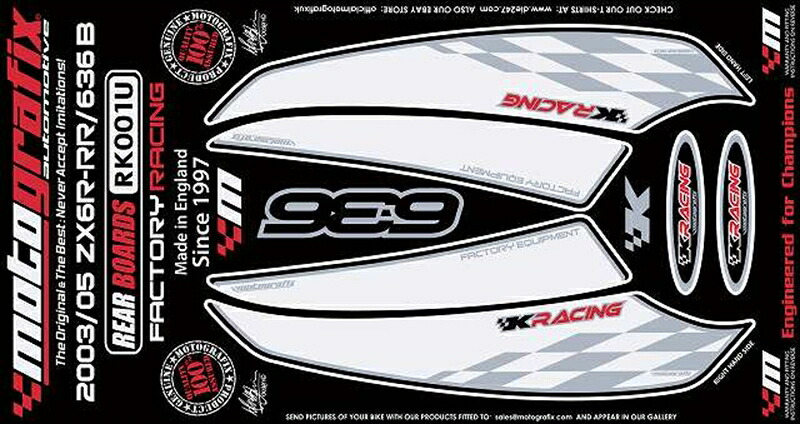 バイクパーツ MOTO GRAFIX(モトグラフィックス) ボディパッド REAR MT-RK001U 4580041208390