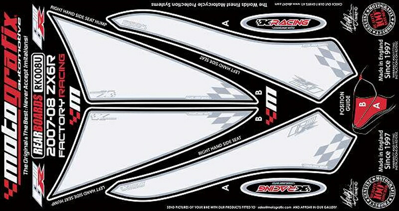 バイクパーツ MOTO GRAFIX(モトグラフィックス) ボディパッド REAR MT-RK008U 4580041208482