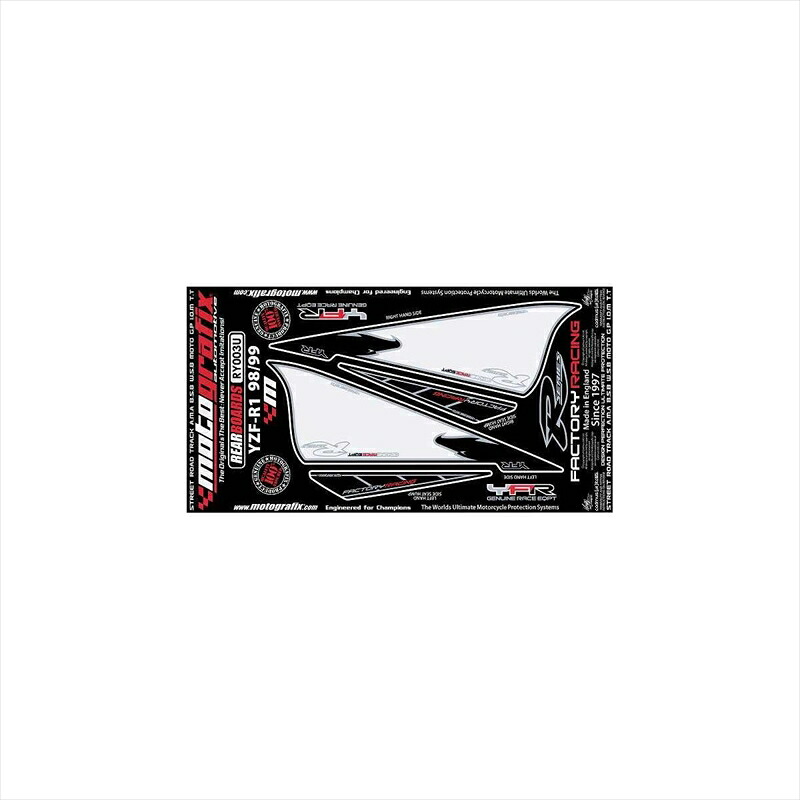 バイクパーツ アクセサリー モトグラフィックス ボディパッド REAR MT-RY003U 4580041209502 YZF-R1 98/99