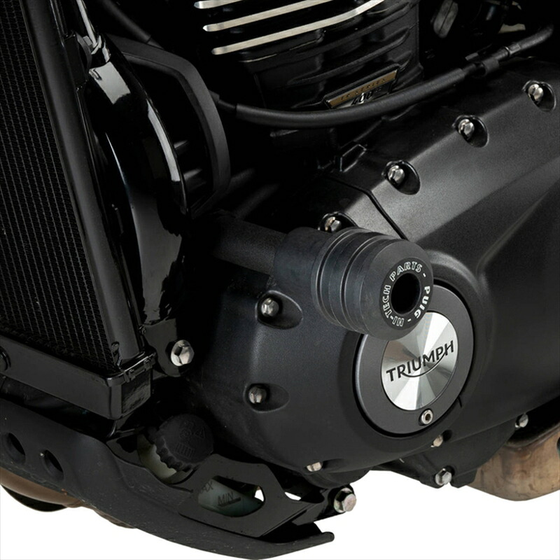 バイクパーツ 外装 プーチ フレームスライダーVINTAGE 2.0 ブラック TRIUMPH SCRAMBLER 400X 24-/SPEED 400 24- 22027N 4571414858816